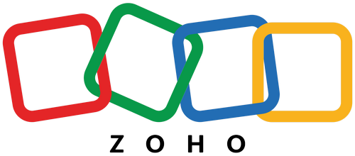 Zoho logo – cloud-based business software suite for CRM, finance, HR, and collaboration