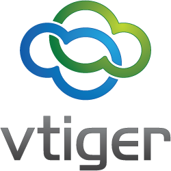 Vtiger logo – unified CRM platform for sales, marketing, and customer support